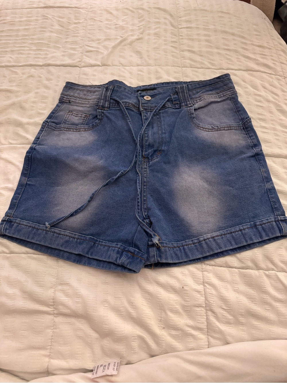 Blue Washed Denim Women’s Shorts